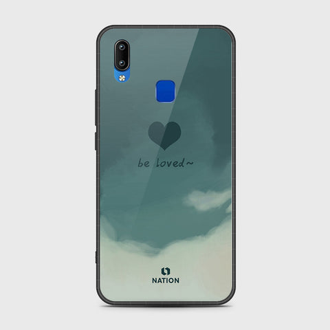 Vivo Y91i Cover- Onation Heart Series - HQ Ultra Shine Premium Infinity Glass Soft Silicon Borders Case