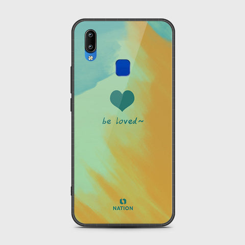 Vivo Y91i Cover- Onation Heart Series - HQ Ultra Shine Premium Infinity Glass Soft Silicon Borders Case