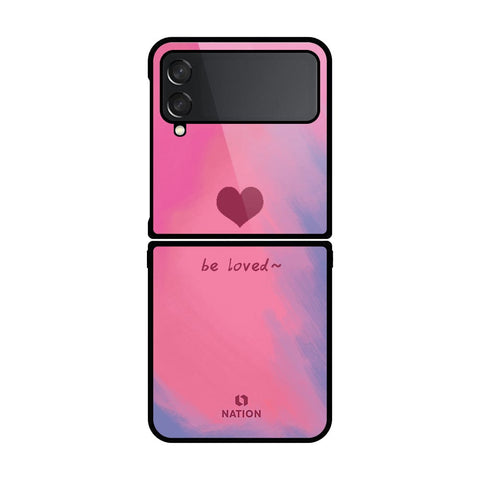 Samsung Galaxy Z Flip 4 5G Cover- Onation Heart Series - HQ Premium Shine Durable Shatterproof Case - Soft Silicon Borders