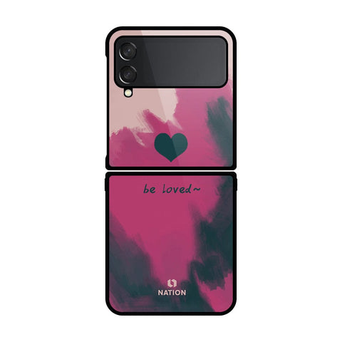 Samsung Galaxy Z Flip 4 5G Cover- Onation Heart Series - HQ Premium Shine Durable Shatterproof Case - Soft Silicon Borders