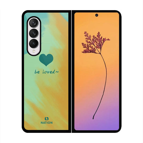 Samsung Galaxy Z Fold 4 5G Cover - Onation Heart Series - HQ Premium Shine Durable Shatterproof Case - Soft Silicon Borders