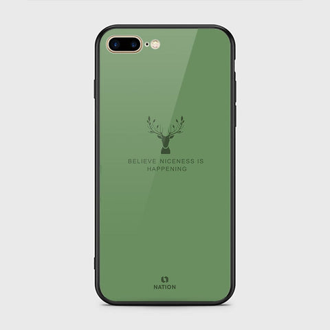 iPhone 7 Plus Cover - Nice Series - HQ Ultra Shine Premium Infinity Glass Soft Silicon Borders Case
