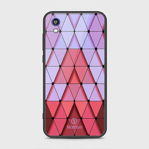 Huawei Y5 2019 Cover - ONation Pyramid Series - HQ Ultra Shine Premium Infinity Glass Soft Silicon Borders Case