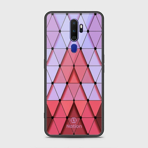 Oppo A9 2020 Cover - Onation Pyramid Series - HQ Ultra Shine Premium Infinity Glass Soft Silicon Borders Case