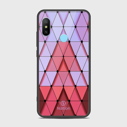 Xiaomi Redmi Note 6 Pro Cover - Onation Pyramid Series - HQ Ultra Shine Premium Infinity Glass Soft Silicon Borders Case