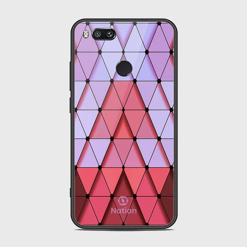 Xiaomi Mi A1 Cover - Onation Pyramid Series - HQ Ultra Shine Premium Infinity Glass Soft Silicon Borders Case