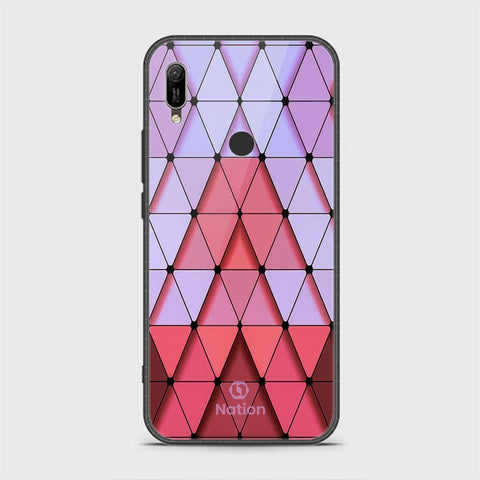 Huawei Y6 2019 / Y6 Prime 2019 Cover - Onation Pyramid Series - HQ Ultra Shine Premium Infinity Glass Soft Silicon Borders Case