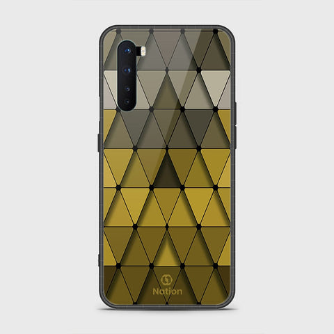 OnePlus Nord Cover- Onation Pyramid Series - HQ Ultra Shine Premium Infinity Glass Soft Silicon Borders Case