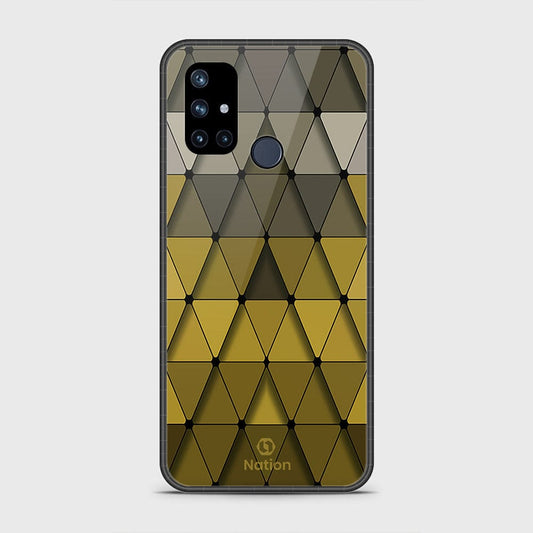 OnePlus Nord N10 5G Cover- Onation Pyramid Series - HQ Ultra Shine Premium Infinity Glass Soft Silicon Borders Case