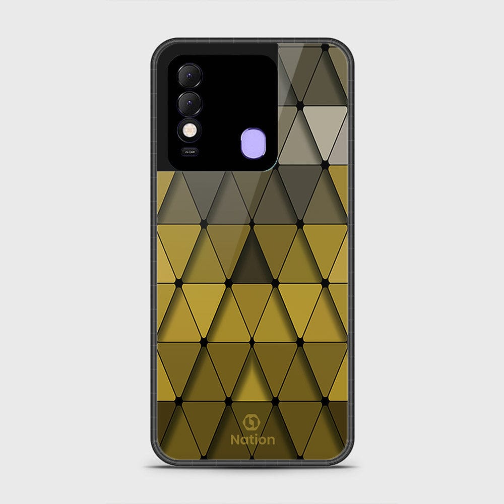 Tecno Spark 8 Cover- Onation Pyramid Series - HQ Ultra Shine Premium Infinity Glass Soft Silicon Borders Case