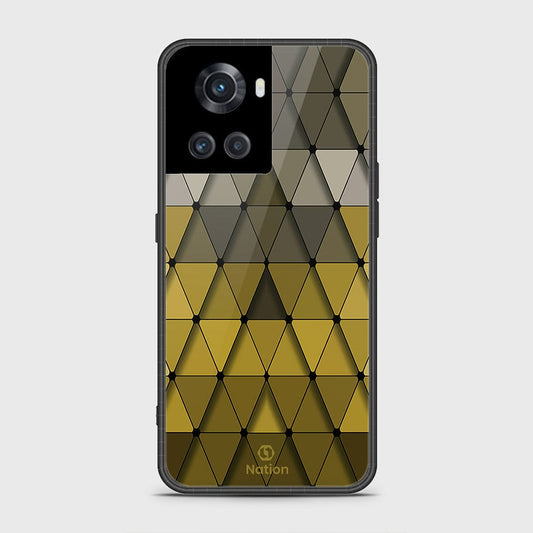 OnePlus Ace Cover- Onation Pyramid Series - HQ Ultra Shine Premium Infinity Glass Soft Silicon Borders Case