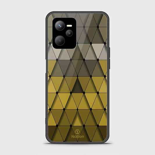 Realme C35 Cover- Onation Pyramid Series - HQ Ultra Shine Premium Infinity Glass Soft Silicon Borders Case