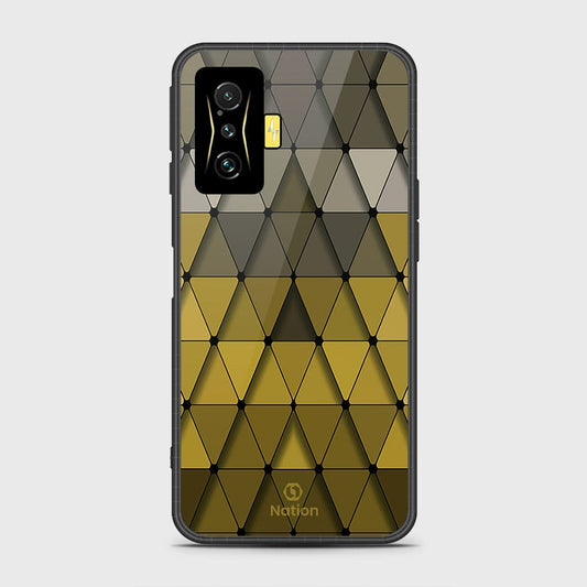 Xiaomi Poco F4 GT Cover- Onation Pyramid Series - HQ Ultra Shine Premium Infinity Glass Soft Silicon Borders Case