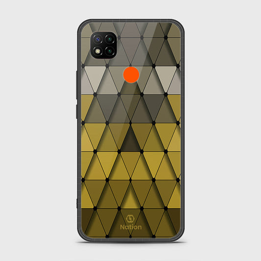 Xiaomi Redmi 9C Cover- Onation Pyramid Series - HQ Ultra Shine Premium Infinity Glass Soft Silicon Borders Case