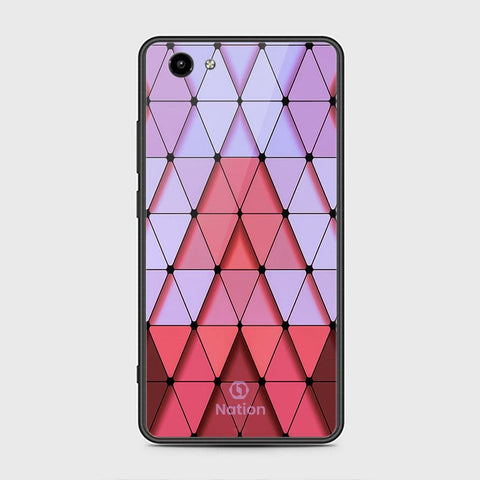 Vivo Y71 Cover - ONation Pyramid Series - HQ Ultra Shine Premium Infinity Glass Soft Silicon Borders Case