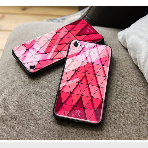 Oppo A96 5G Cover- Onation Pyramid Series - HQ Ultra Shine Premium Infinity Glass Soft Silicon Borders Case