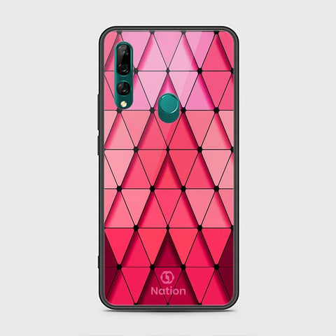 Honor 9X Cover - ONation Pyramid Series - HQ Ultra Shine Premium Infinity Glass Soft Silicon Borders Case