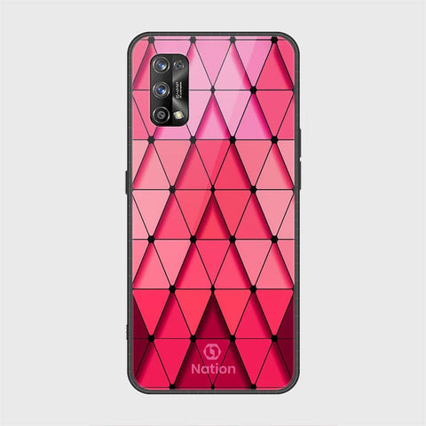 Realme 7 Pro Cover - Onation Pyramid Series - HQ Ultra Shine Premium Infinity Glass Soft Silicon Borders Case