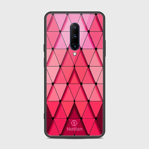OnePlus 7 Pro Cover - Onation Pyramid Series - HQ Ultra Shine Premium Infinity Glass Soft Silicon Borders Case