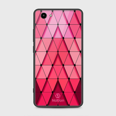 Vivo Y71 Cover - ONation Pyramid Series - HQ Ultra Shine Premium Infinity Glass Soft Silicon Borders Case