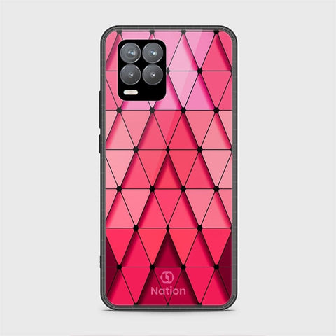 Realme 8 Pro Cover - ONation Pyramid Series - HQ Ultra Shine Premium Infinity Glass Soft Silicon Borders Case