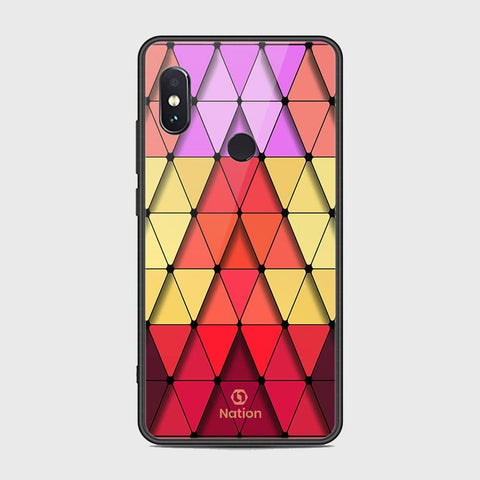 Xiaomi Redmi Note 5 Pro Cover - Onation Pyramid Series - HQ Ultra Shine Premium Infinity Glass Soft Silicon Borders Case