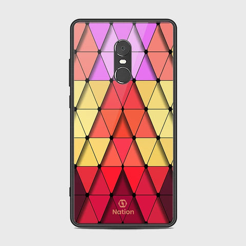 Xiaomi Redmi Note 4 / 4X Cover - Onation Pyramid Series - HQ Ultra Shine Premium Infinity Glass Soft Silicon Borders Case