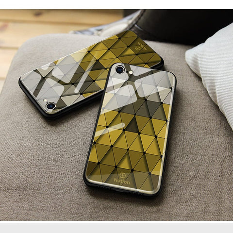 Samsung Galaxy M31s Cover - Onation Pyramid Series - HQ Ultra Shine Premium Infinity Glass Soft Silicon Borders Case