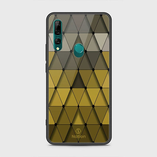 Honor 9X Cover - ONation Pyramid Series - HQ Ultra Shine Premium Infinity Glass Soft Silicon Borders Case