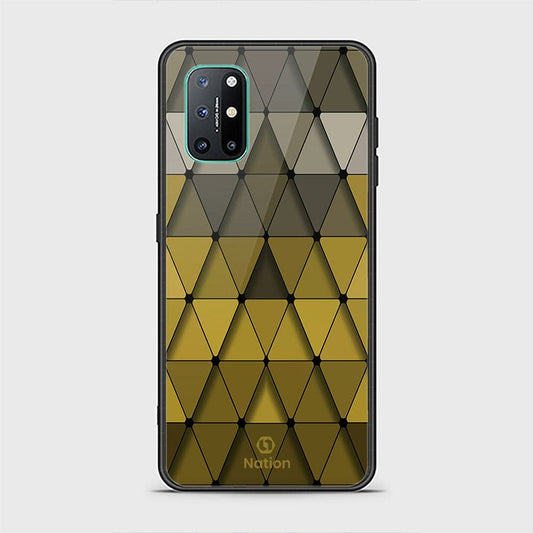 OnePlus 8T Cover - ONation Pyramid Series - HQ Ultra Shine Premium Infinity Glass Soft Silicon Borders Case
