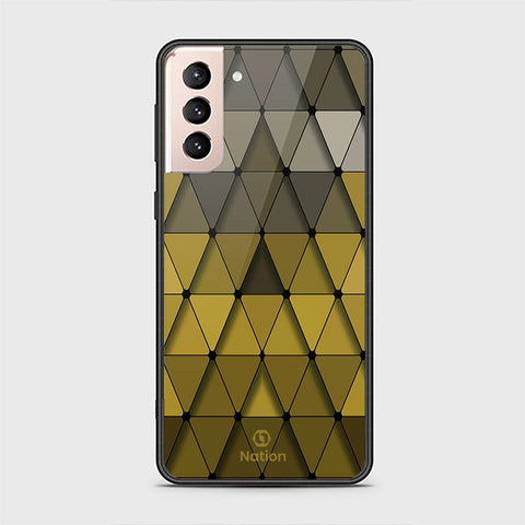 Samsung Galaxy S21 Plus 5G Cover - Onation Pyramid Series - HQ Ultra Shine Premium Infinity Glass Soft Silicon Borders Case