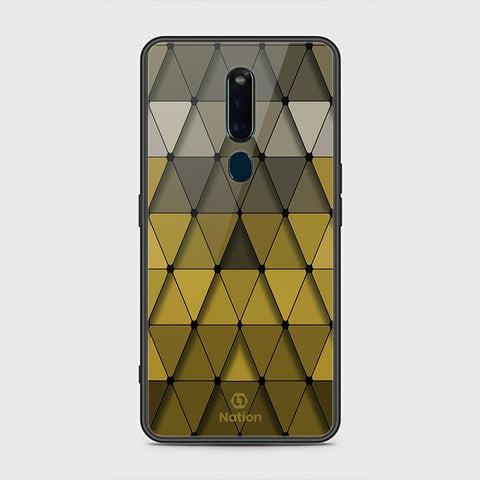 Oppo F11 Pro Cover - Onation Pyramid Series - HQ Ultra Shine Premium Infinity Glass Soft Silicon Borders Case