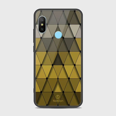 Xiaomi Redmi Note 6 Pro Cover - Onation Pyramid Series - HQ Ultra Shine Premium Infinity Glass Soft Silicon Borders Case