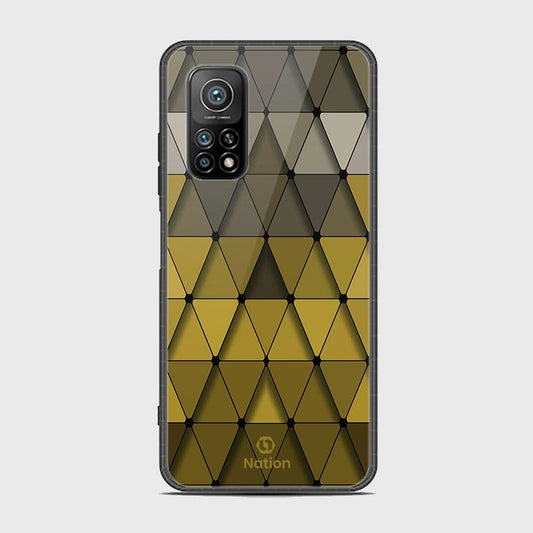 Xiaomi Mi 10T Cover - Onation Pyramid Series - HQ Ultra Shine Premium Infinity Glass Soft Silicon Borders Case