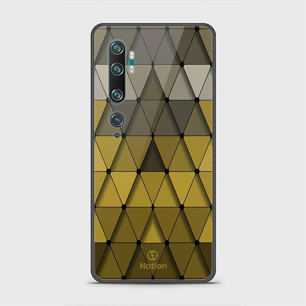 Xiaomi Mi CC9 Pro Cover - Onation Pyramid Series - HQ Ultra Shine Premium Infinity Glass Soft Silicon Borders Case