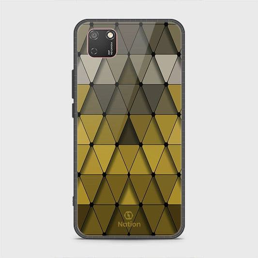 Honor 9S Cover - Onation Pyramid Series - HQ Ultra Shine Premium Infinity Glass Soft Silicon Borders Case