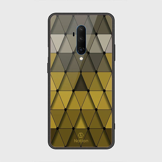 OnePlus 7T Pro Cover - ONation Pyramid Series - HQ Ultra Shine Premium Infinity Glass Soft Silicon Borders Case