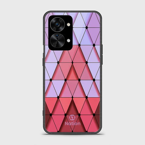 OnePlus Nord 2T Cover- Onation Pyramid Series - HQ Ultra Shine Premium Infinity Glass Soft Silicon Borders Case