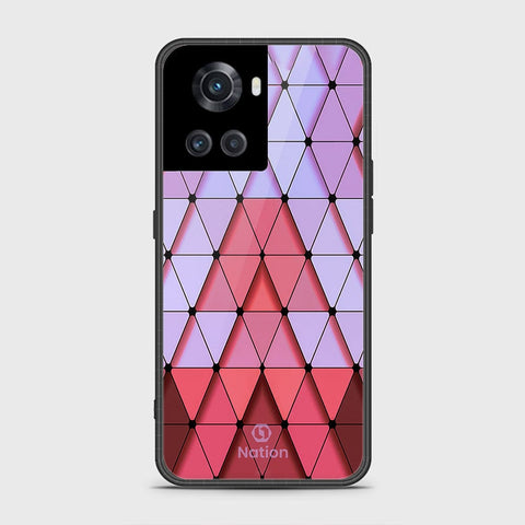 OnePlus Ace Cover- Onation Pyramid Series - HQ Ultra Shine Premium Infinity Glass Soft Silicon Borders Case