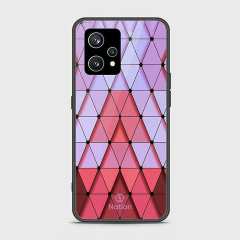 Realme 9 4G Cover- Onation Pyramid Series - HQ Ultra Shine Premium Infinity Glass Soft Silicon Borders Case
