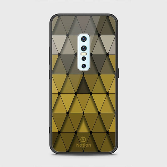 Vivo V17 Pro Cover - ONation Pyramid Series - HQ Ultra Shine Premium Infinity Glass Soft Silicon Borders Case