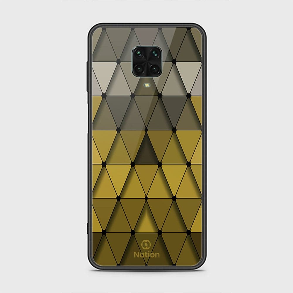 Xiaomi Redmi Note 9 Pro Cover - ONation Pyramid Series - HQ Ultra Shine Premium Infinity Glass Soft Silicon Borders Case