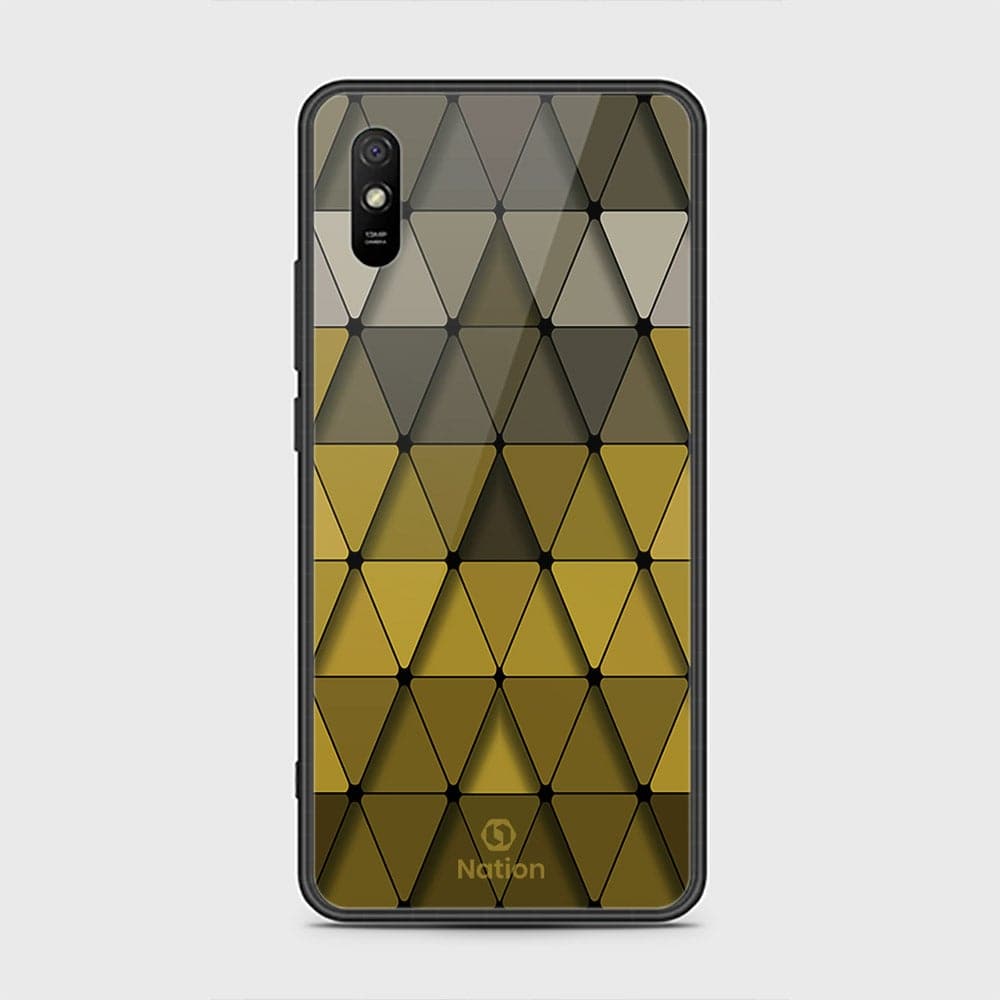 Xiaomi Redmi 9i Cover - ONation Pyramid Series - HQ Ultra Shine Premium Infinity Glass Soft Silicon Borders Case