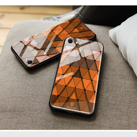 Oppo Reno 3 Pro 5G Cover - ONation Pyramid Series - HQ Ultra Shine Premium Infinity Glass Soft Silicon Borders Case