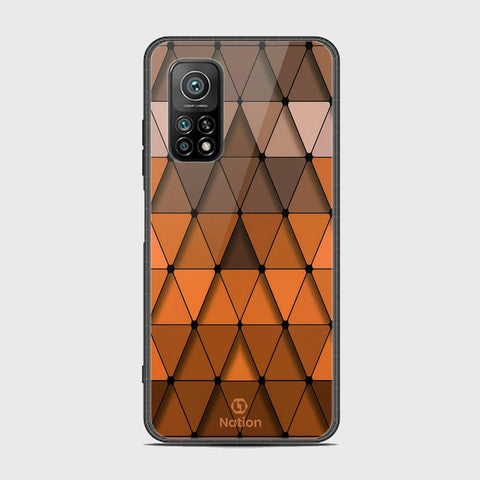 Xiaomi Mi 10T Cover - Onation Pyramid Series - HQ Ultra Shine Premium Infinity Glass Soft Silicon Borders Case