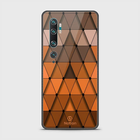 Xiaomi Mi Note 10 Cover - Onation Pyramid Series - HQ Ultra Shine Premium Infinity Glass Soft Silicon Borders Case