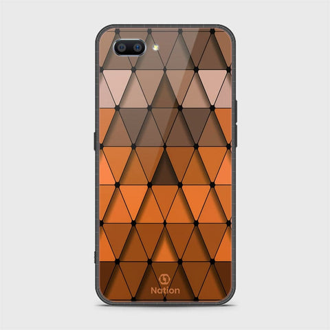 Realme C1 Cover - Onation Pyramid Series - HQ Ultra Shine Premium Infinity Glass Soft Silicon Borders Case