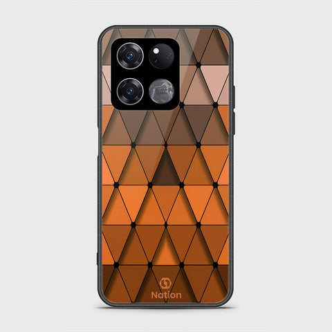 OnePlus Ace Racing Cover- Onation Pyramid Series - HQ Ultra Shine Premium Infinity Glass Soft Silicon Borders Case