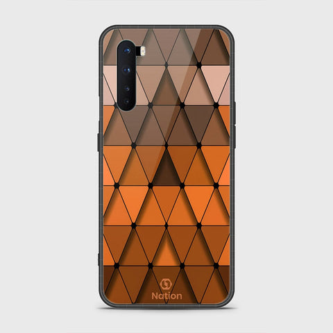 OnePlus Nord Cover- Onation Pyramid Series - HQ Ultra Shine Premium Infinity Glass Soft Silicon Borders Case