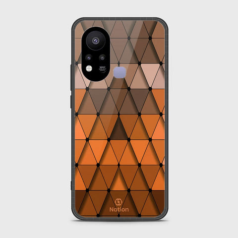 Infinix Hot 11s Cover- Onation Pyramid Series - HQ Ultra Shine Premium Infinity Glass Soft Silicon Borders Case